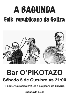 Música Rústica em Vivo no bairro do Calvario, em Vigo